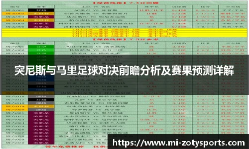 突尼斯与马里足球对决前瞻分析及赛果预测详解